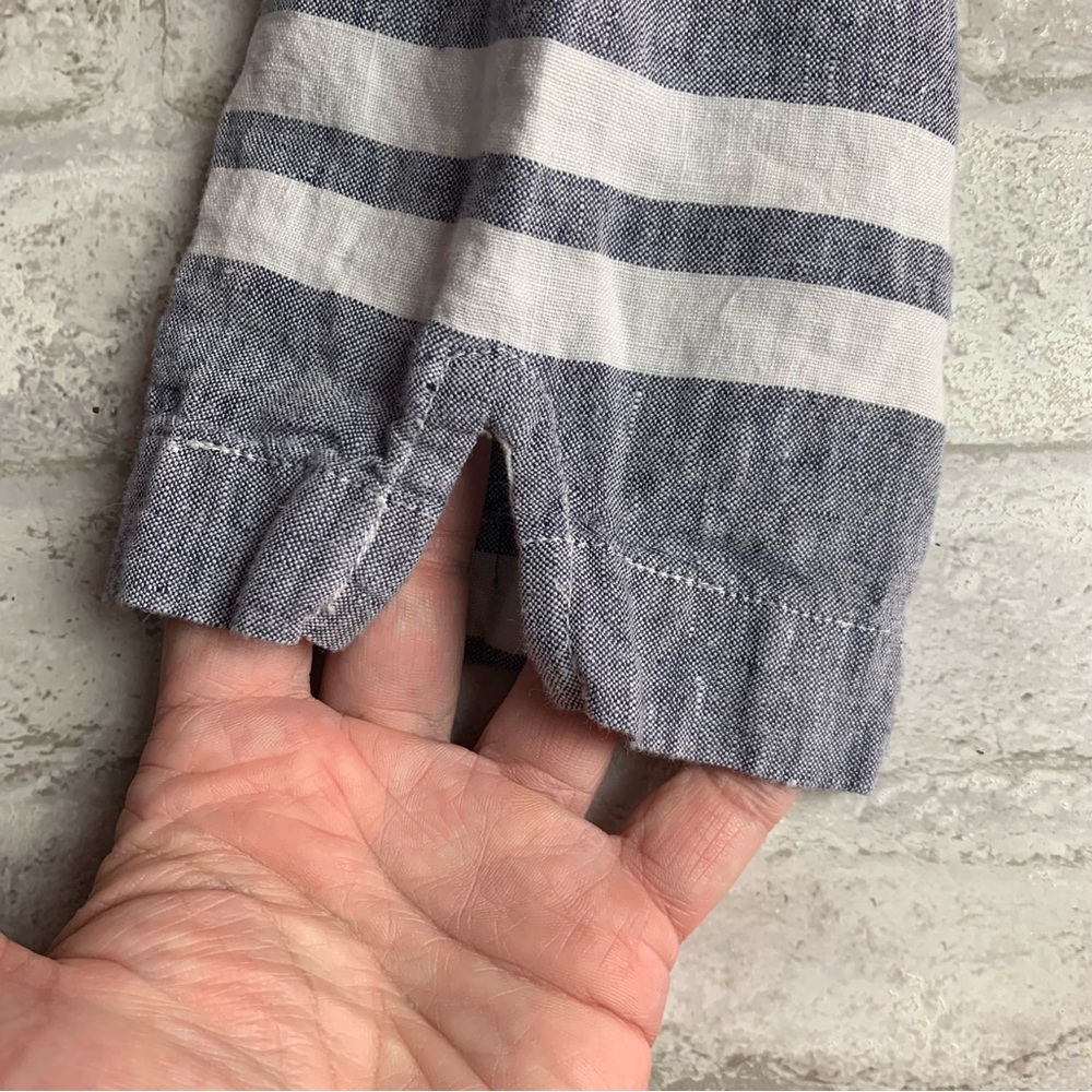 Boden Gray and White Striped Tunic - Picture 5 of 11